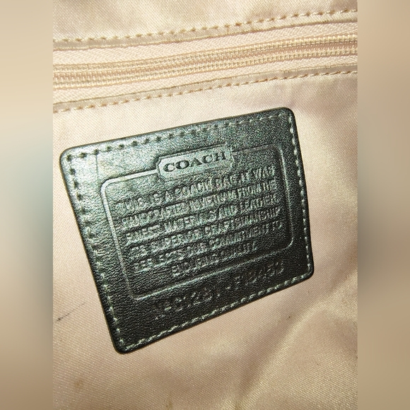 Coach Grey Tricolored Monogram Crossbody - Picture 8 of 9